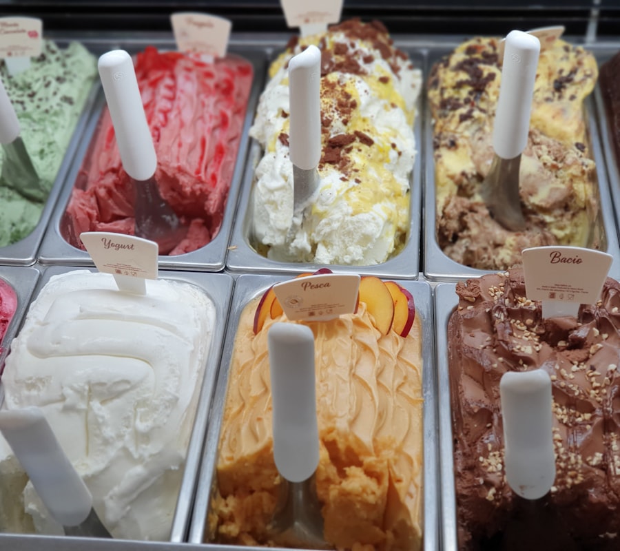 Italian gelato