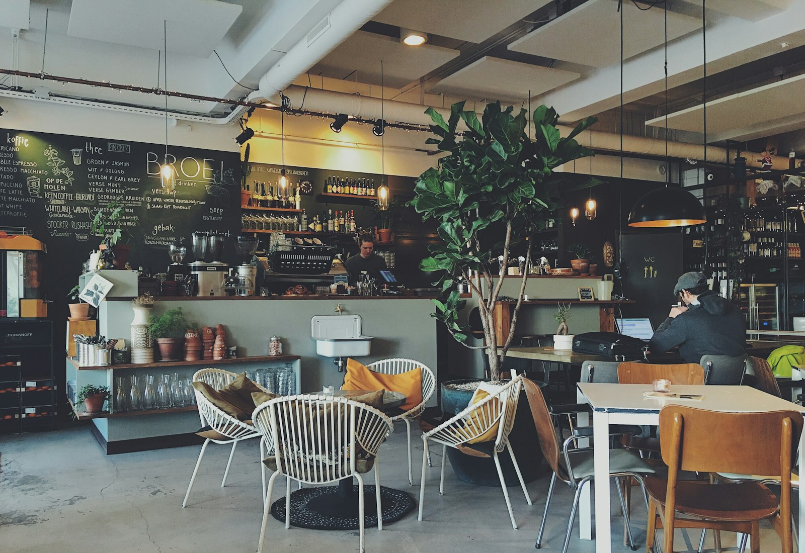 Inside Joy Foods café